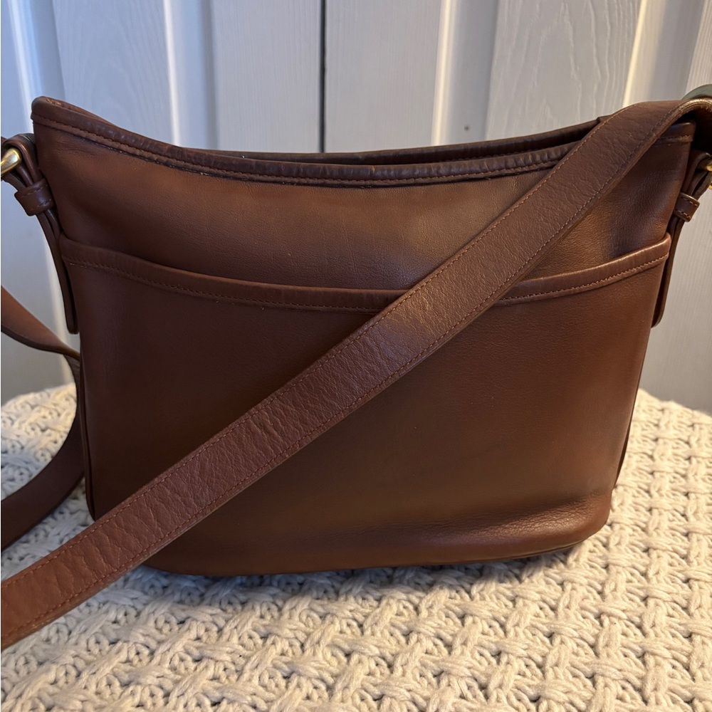Vintage Coach Worth Bag, British Tan